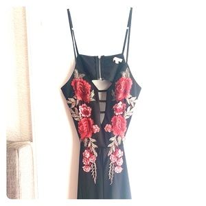Rose Embroidered Jumpsuit